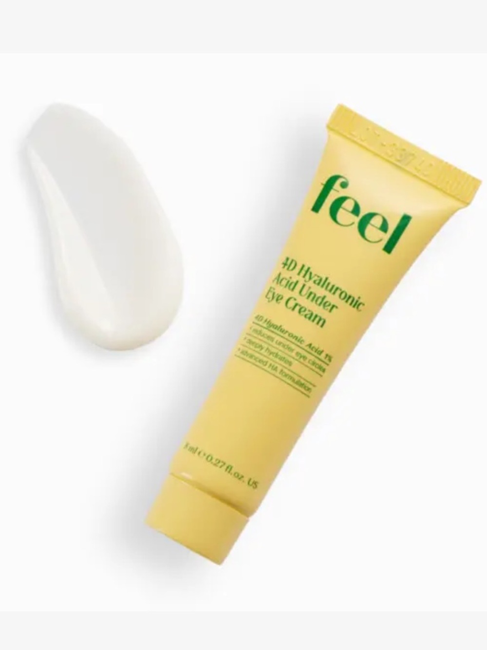 Feel 4D Hyaluronic Acid Under Eye Cream – Yellow Tube